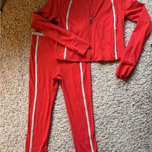 Athleta full zip jacket w/ ultra high rise elation 7/8 tight SET